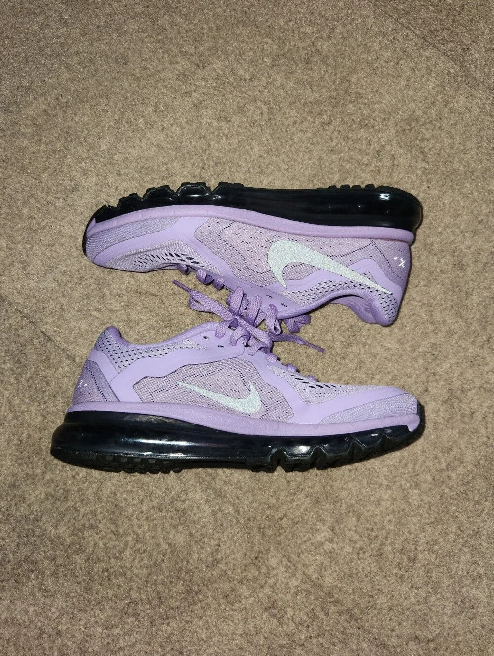 Purple Nike Air Max 2014 Running Shoes | W 8.5